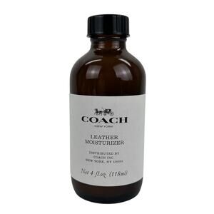 Coach Leather Moisturizer 4 fl oz (118ml) for Glove-Tanned Leather Products Care